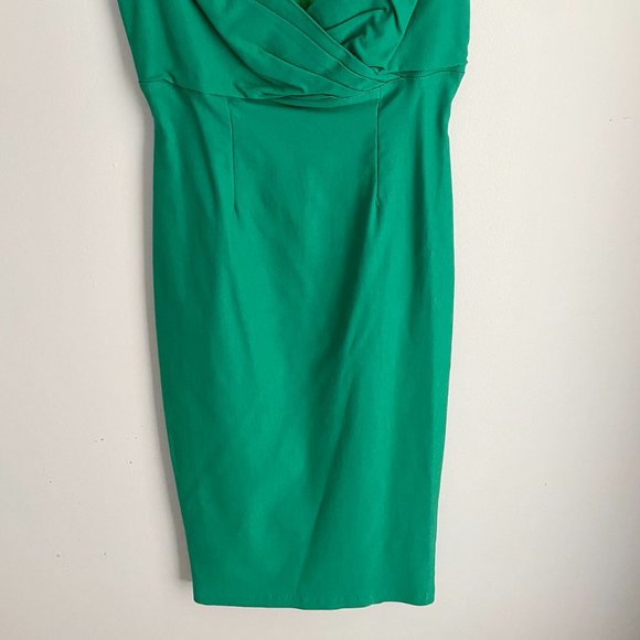 Pinup Couture Green Erin Wiggle Dress Size S - Picture 9 of 11
